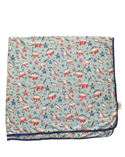 Cozy Cuddle Blanket - 4th of July Dino