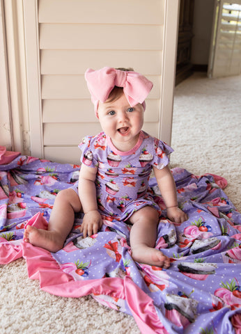 Twirl Romper - Cupcake Bamboo